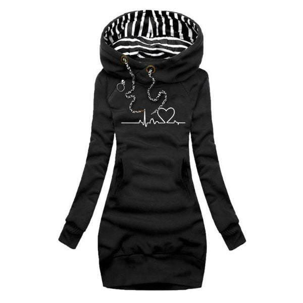 Kyra | Wyrafinowana Bluza z Kapturem