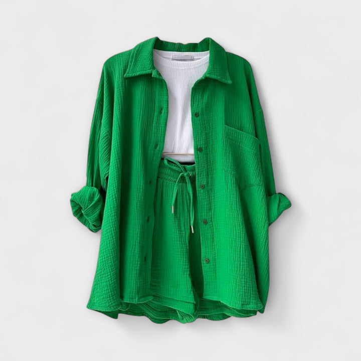 Roselina | Elegancki Top i Spodnie