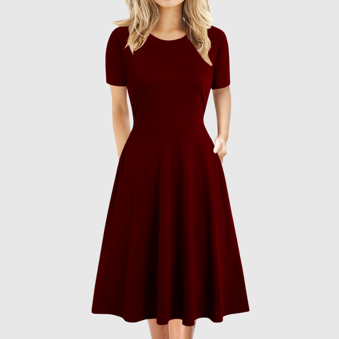 Evelyn Quinn | Retro Sukienka Letnia A-Linia