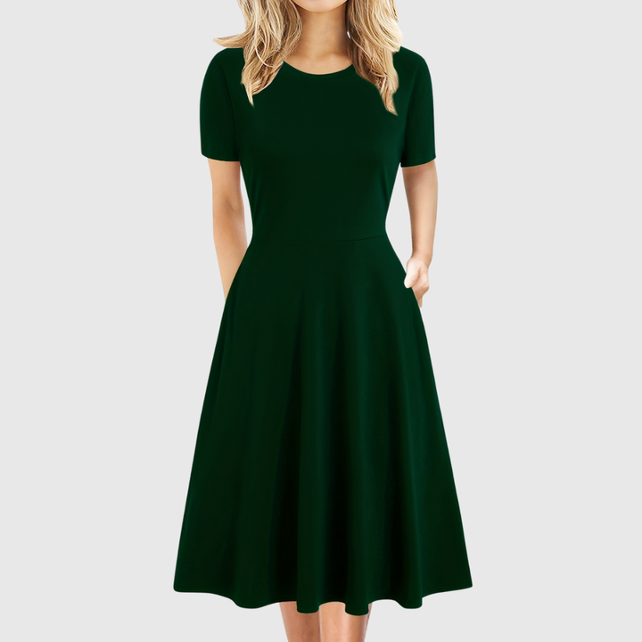 Evelyn Quinn | Retro Sukienka Letnia A-Linia