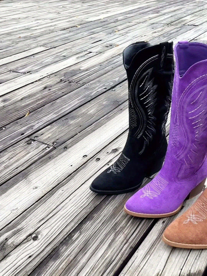 Alice | Botki Midnight Suede