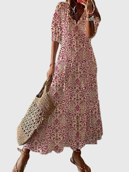Amalia | Boho Vintage Sukienka Letnia