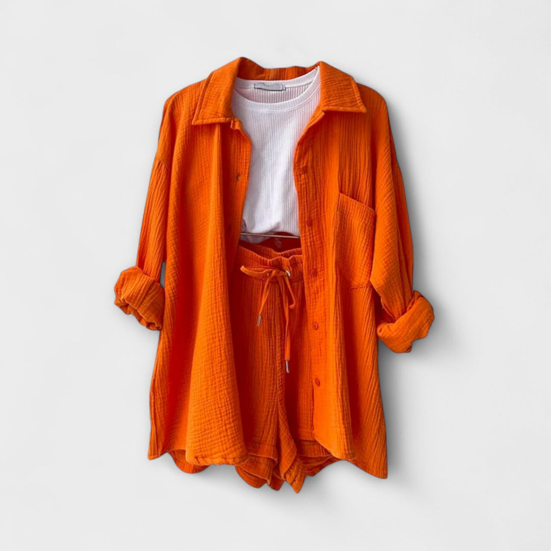 Roselina | Elegancki Top i Spodnie