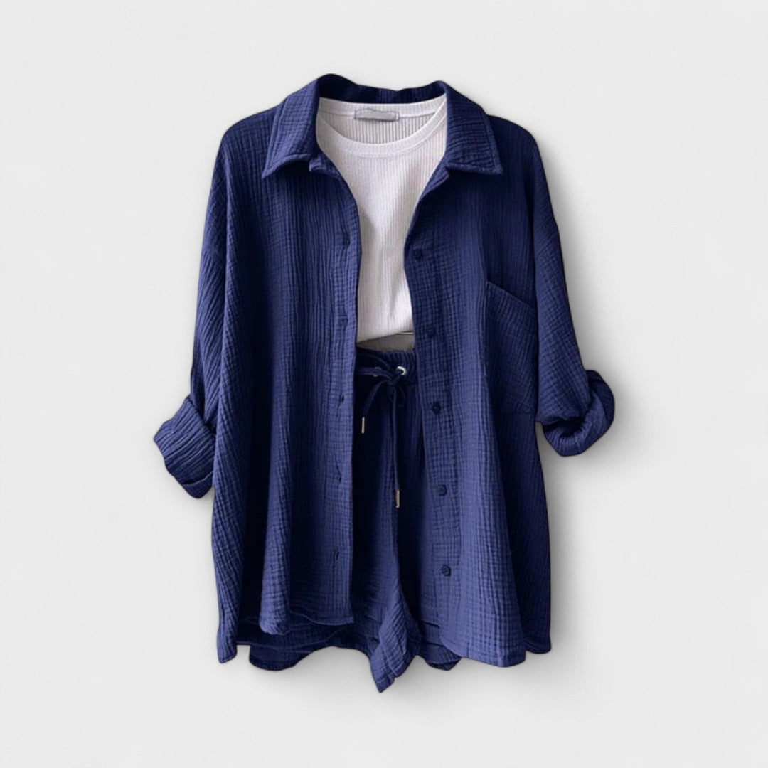 Roselina | Elegancki Top i Spodnie