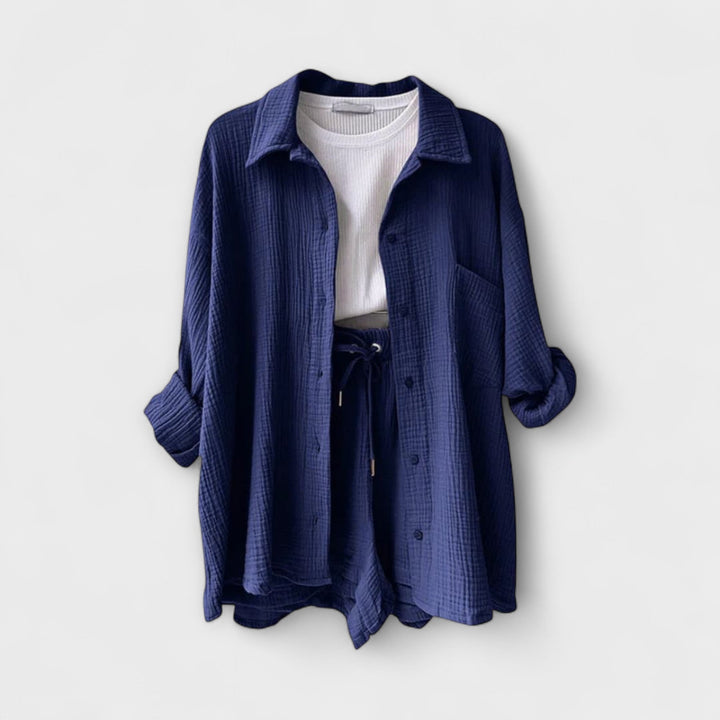 Roselina | Elegancki Top i Spodnie