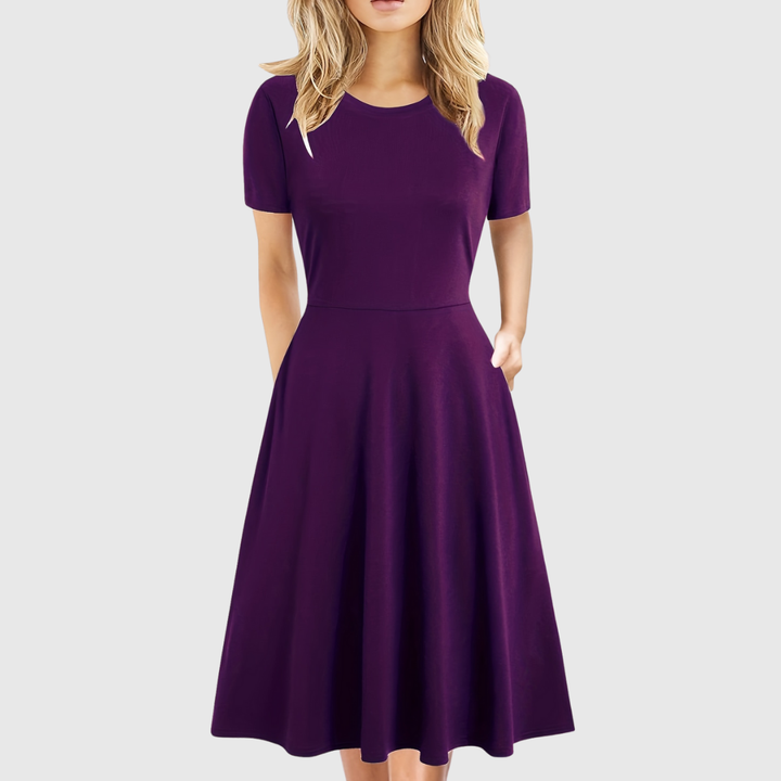 Evelyn Quinn | Retro Sukienka Letnia A-Linia