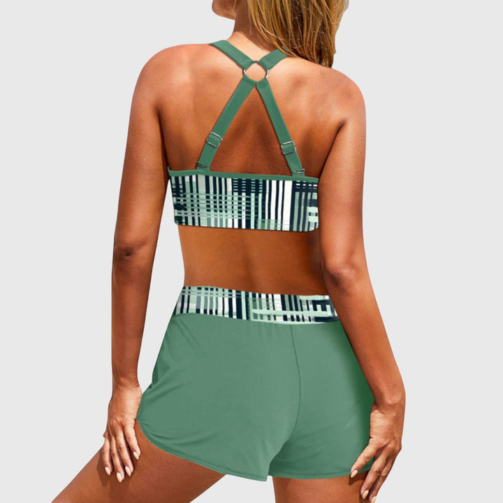 Chloe | Damski Kostium Kąpielowy Bikini z Wysokim Stanem w Żebra
