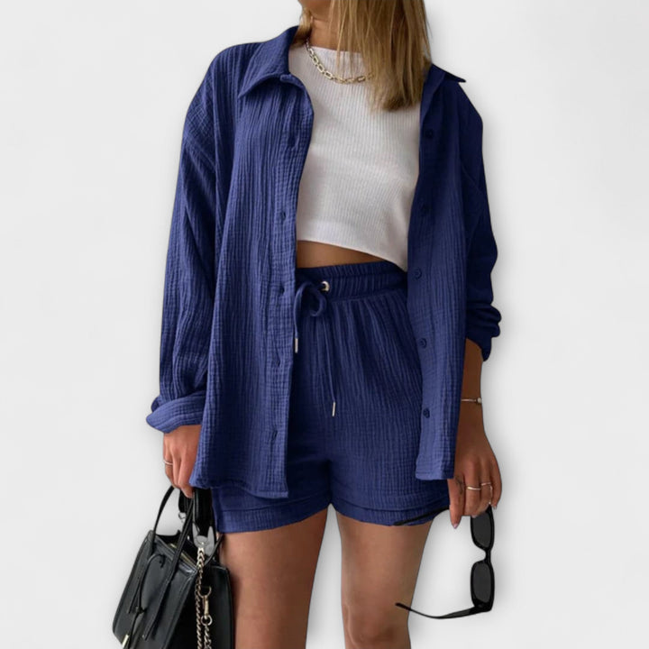 Roselina | Elegancki Top i Spodnie