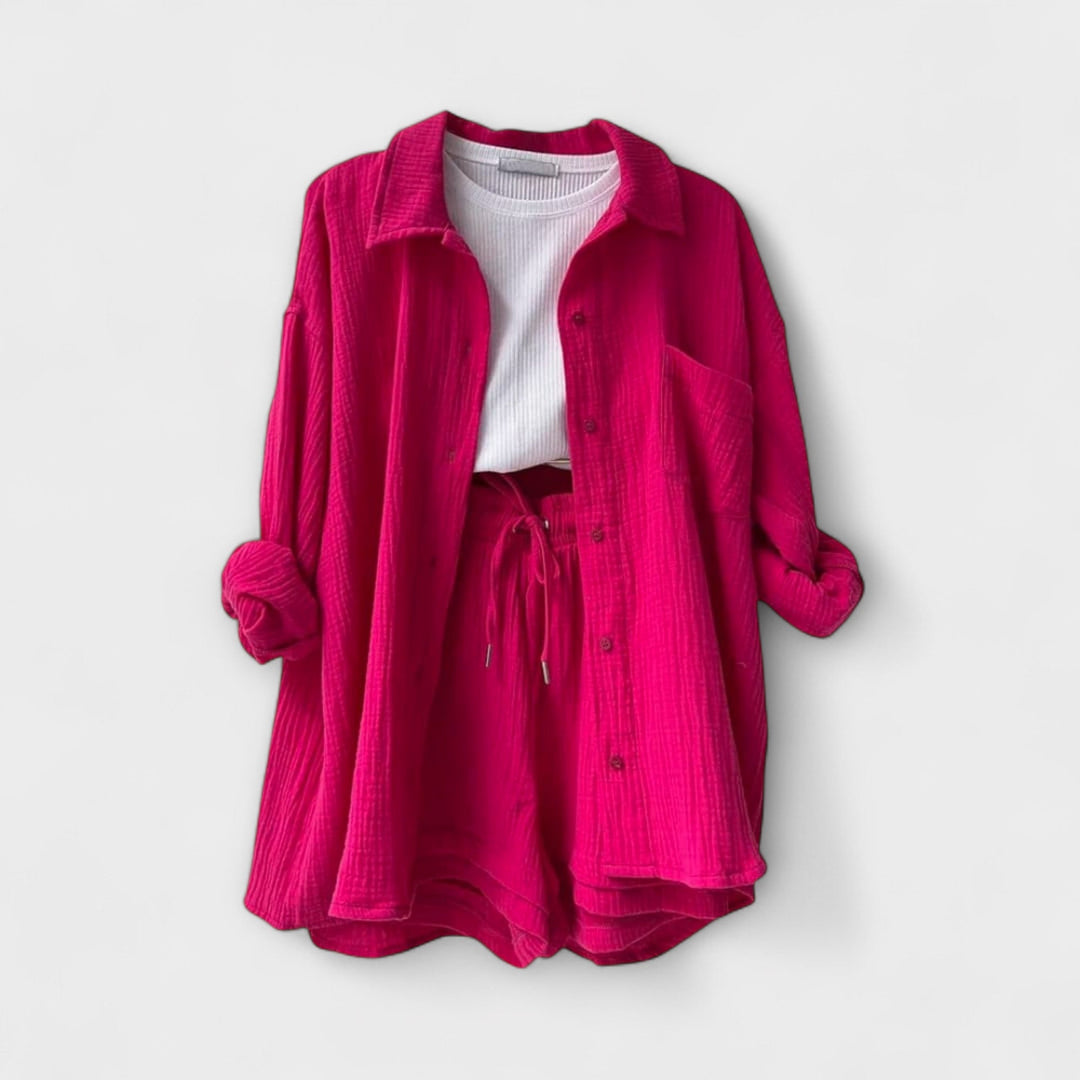 Roselina | Elegancki Top i Spodnie