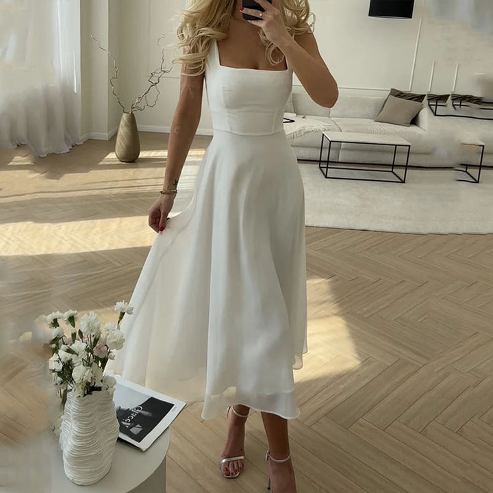 Hannah | Elegancka Sukienka Midi na Wesele dla Kobiet