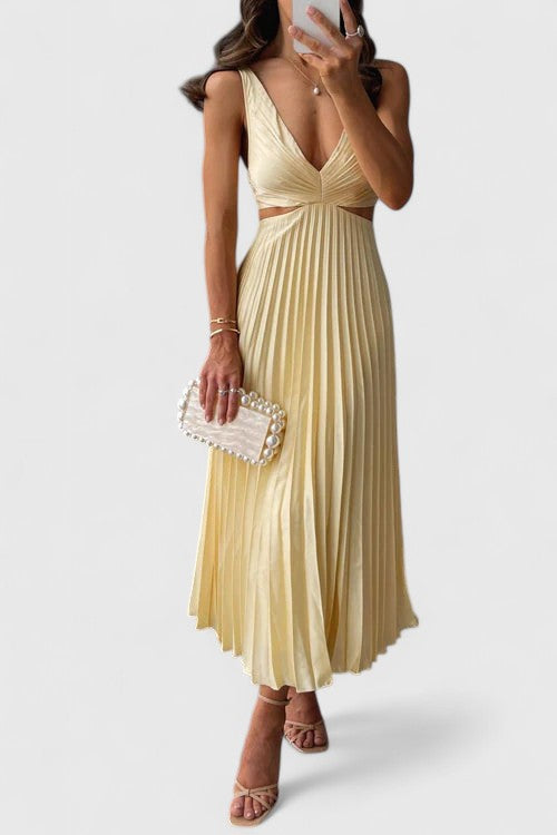Karen | Elegancka Sukienka Bez Rękawów