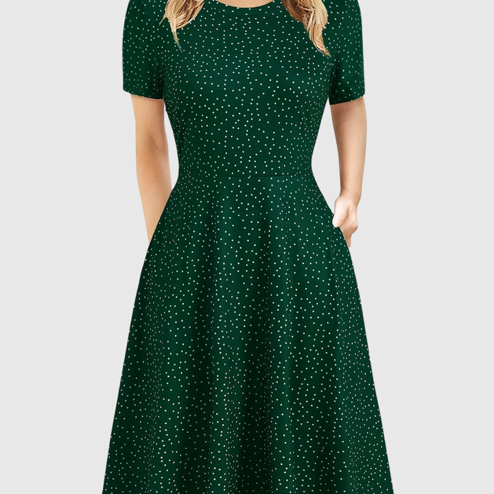 Evelyn Quinn | Retro Sukienka Letnia A-Linia