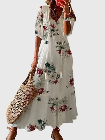 Amalia | Boho Vintage Sukienka Letnia