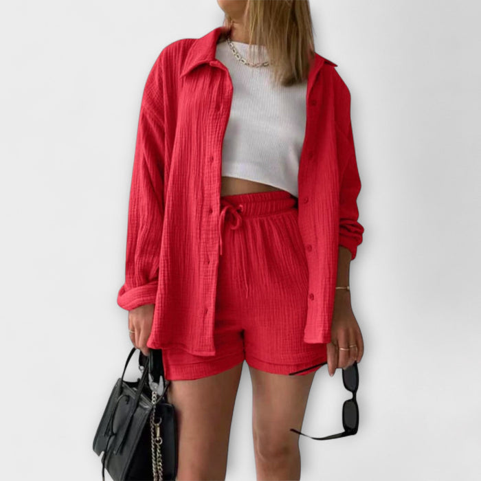 Roselina | Elegancki Top i Spodnie