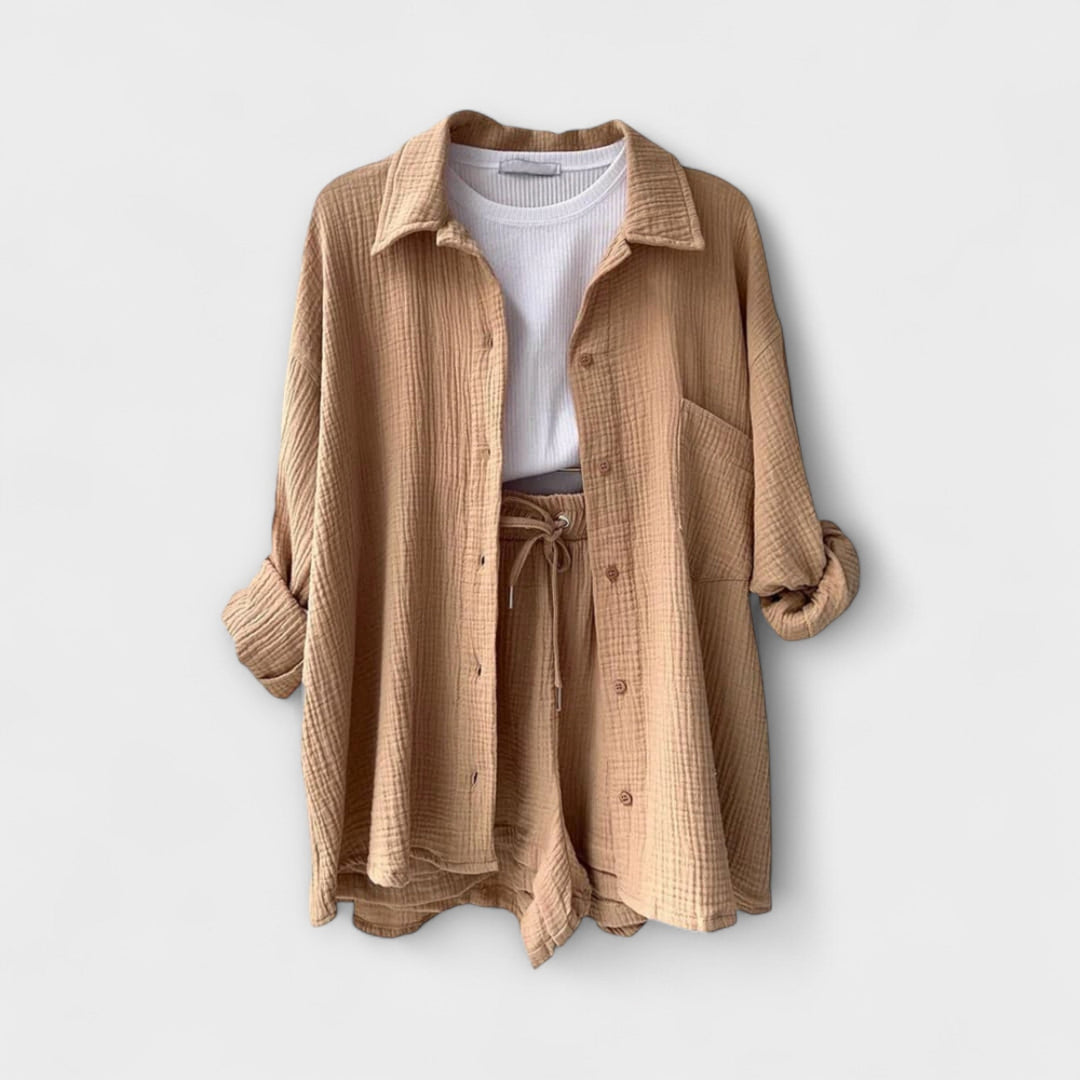 Roselina | Elegancki Top i Spodnie