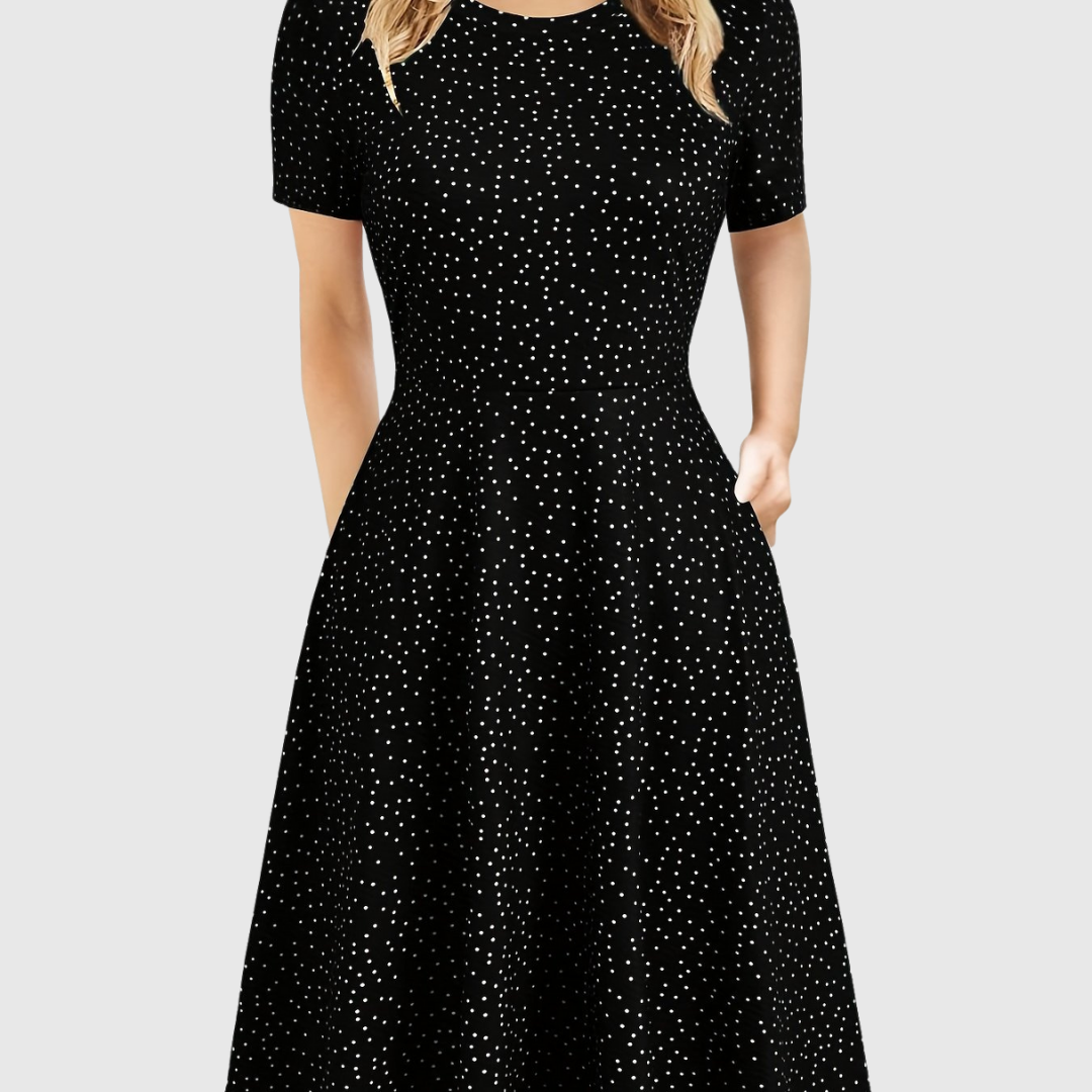 Evelyn Quinn | Retro Sukienka Letnia A-Linia