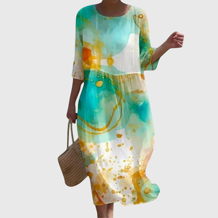 Hayley | Stylowa Kwiatowa Sukienka Maxi