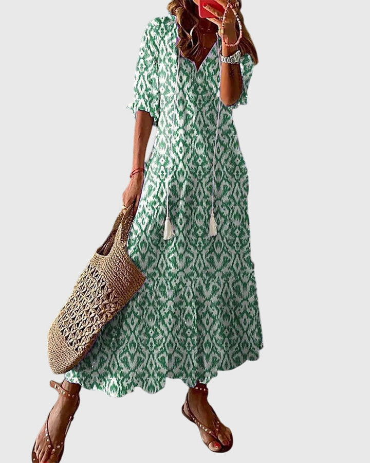 Amalia | Boho Vintage Sukienka Letnia