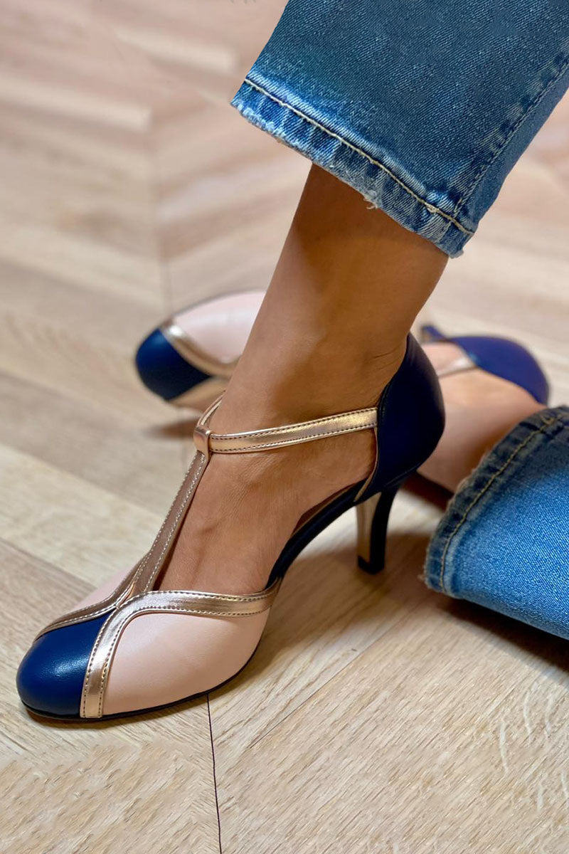Alessia - Elegancki Obcas T-Strap