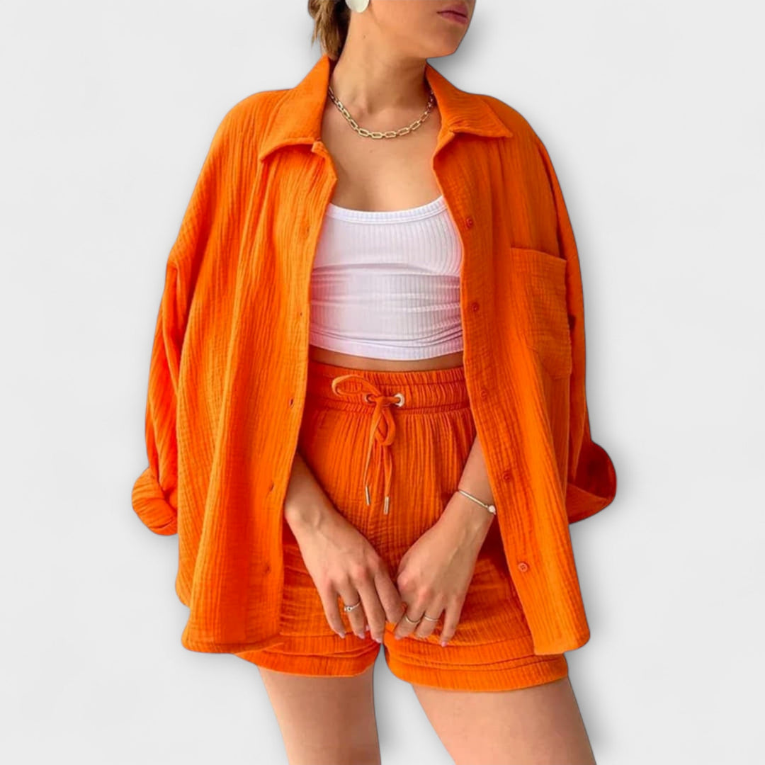 Roselina | Elegancki Top i Spodnie