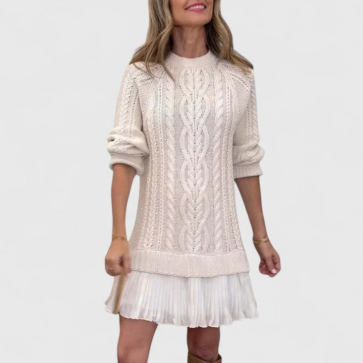Ashlyndora | Elegancka Sukienka Swetrowa