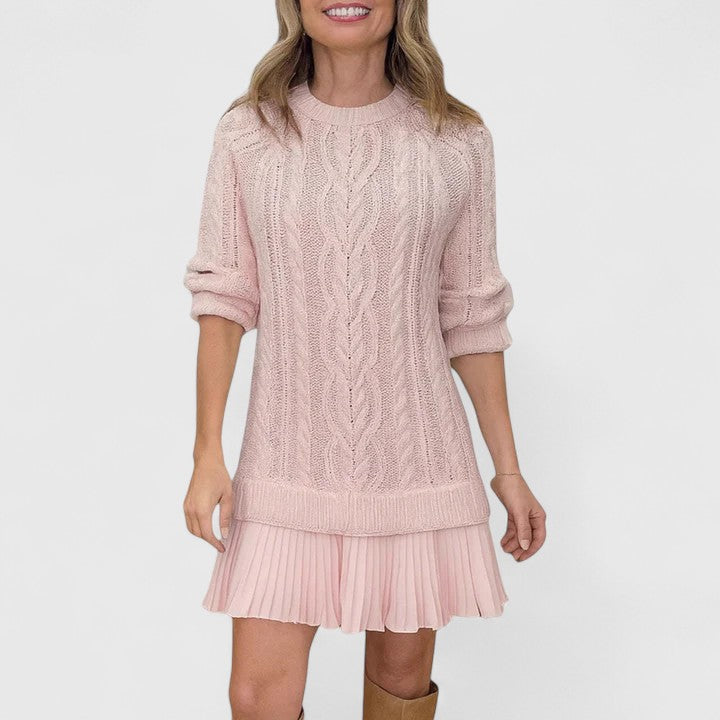 Ashlyndora | Elegancka Sukienka Swetrowa