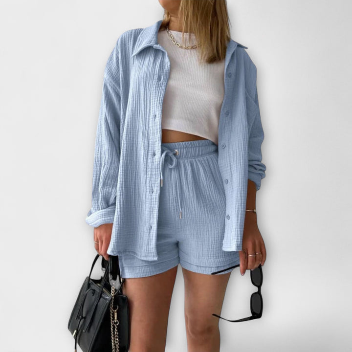 Roselina | Elegancki Top i Spodnie