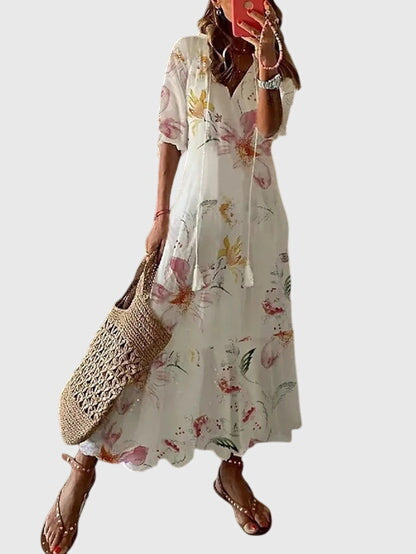 Amalia | Boho Vintage Sukienka Letnia