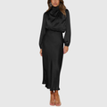 Maristella | Luksusowa Satynowa Sukienka Maxi