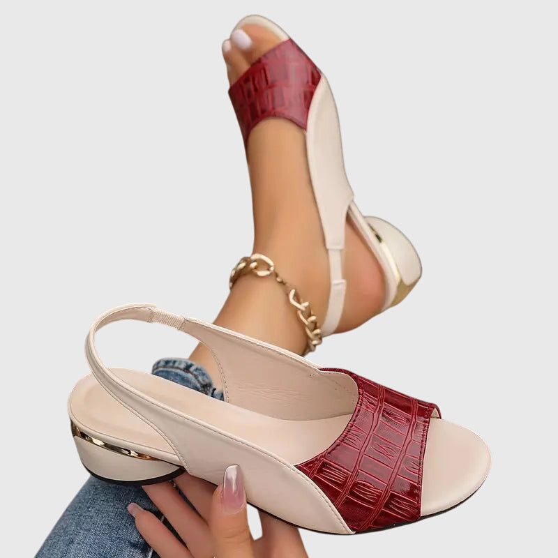 Whitney | Eleganckie Skórzane Sandały