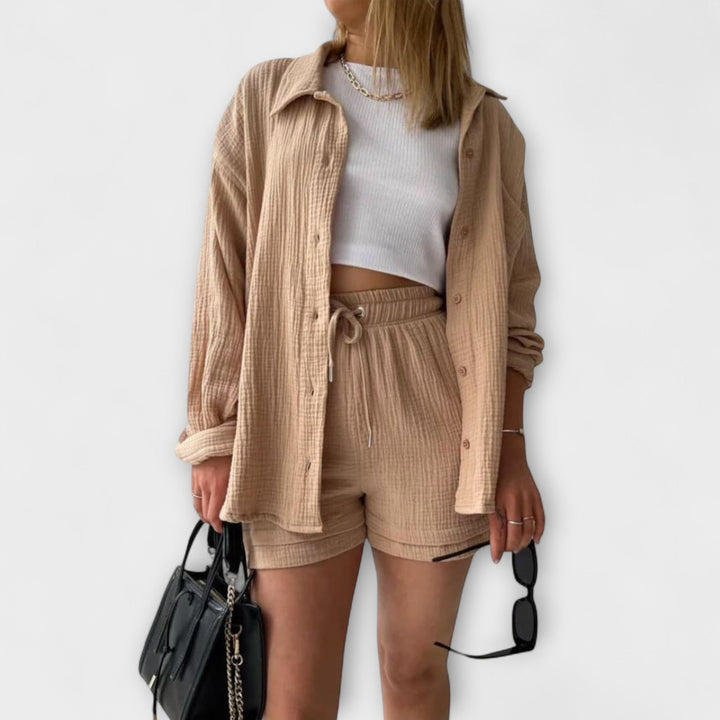 Roselina | Elegancki Top i Spodnie