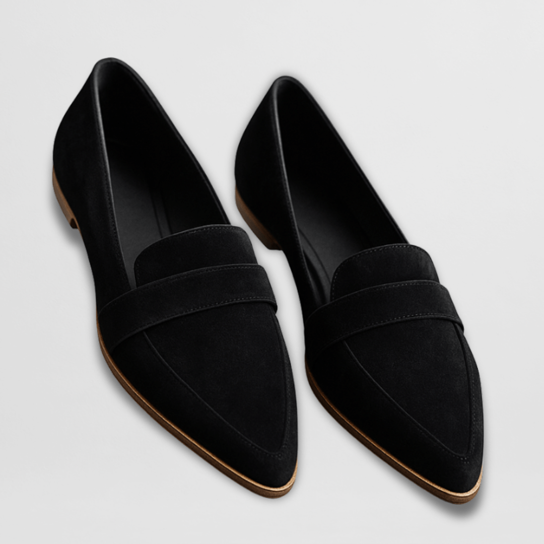 Helen | Ortopedyczne miękkie zamszowe loafersy