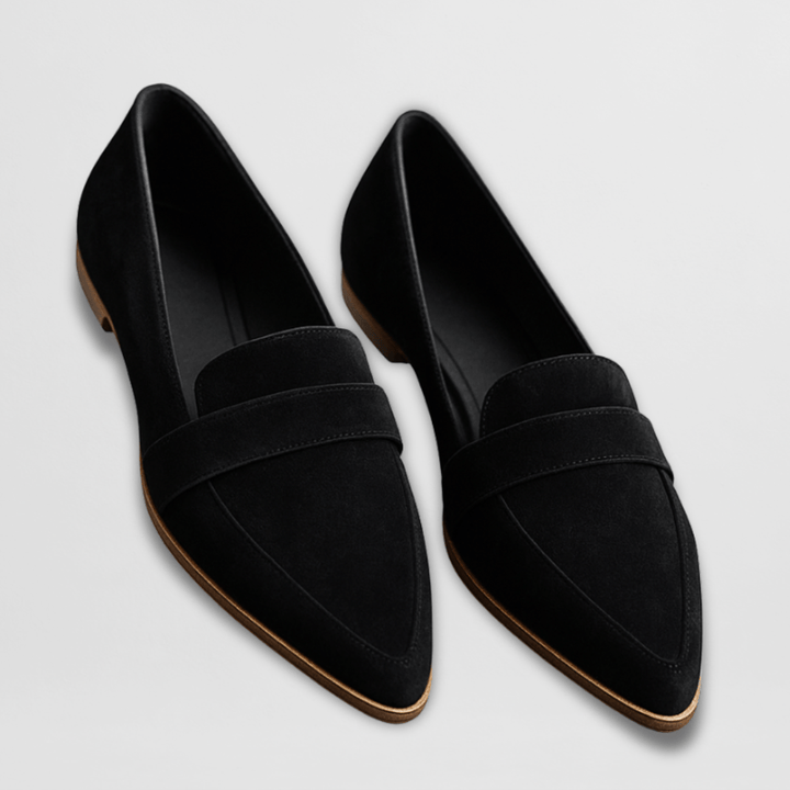 Helen | Ortopedyczne miękkie zamszowe loafersy