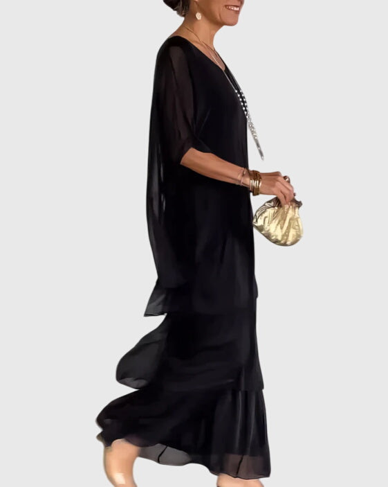 Susan | Długa i Luźna Elegancka Sukienka