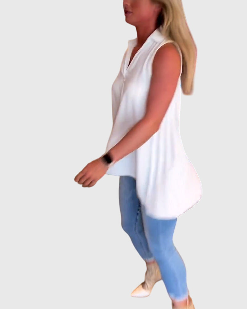 Lina | Top bez rękawów