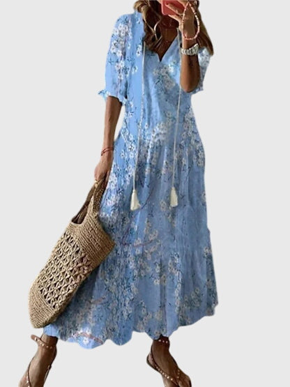 Amalia | Boho Vintage Sukienka Letnia
