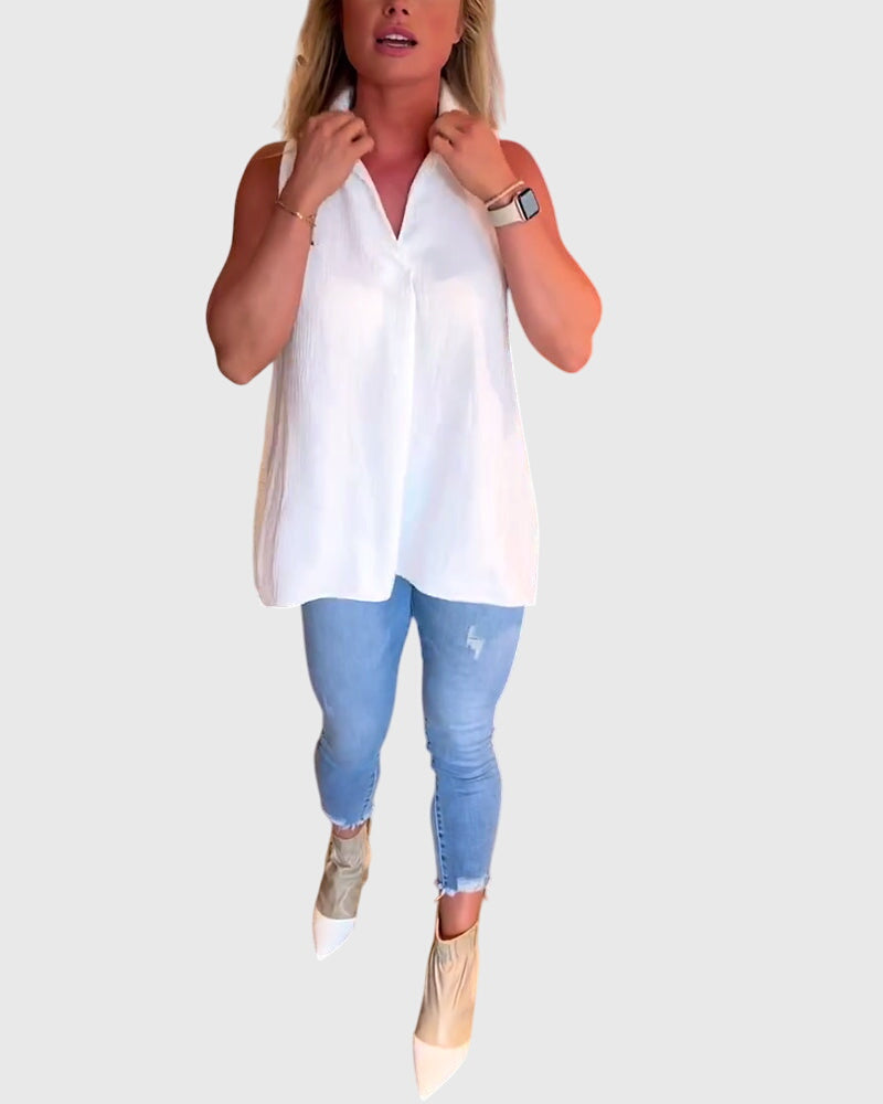 Lina | Top bez rękawów