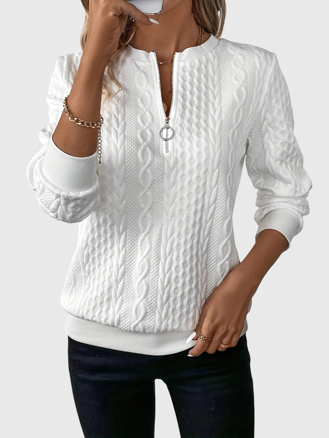 Nora | Sweter z Zamkiem