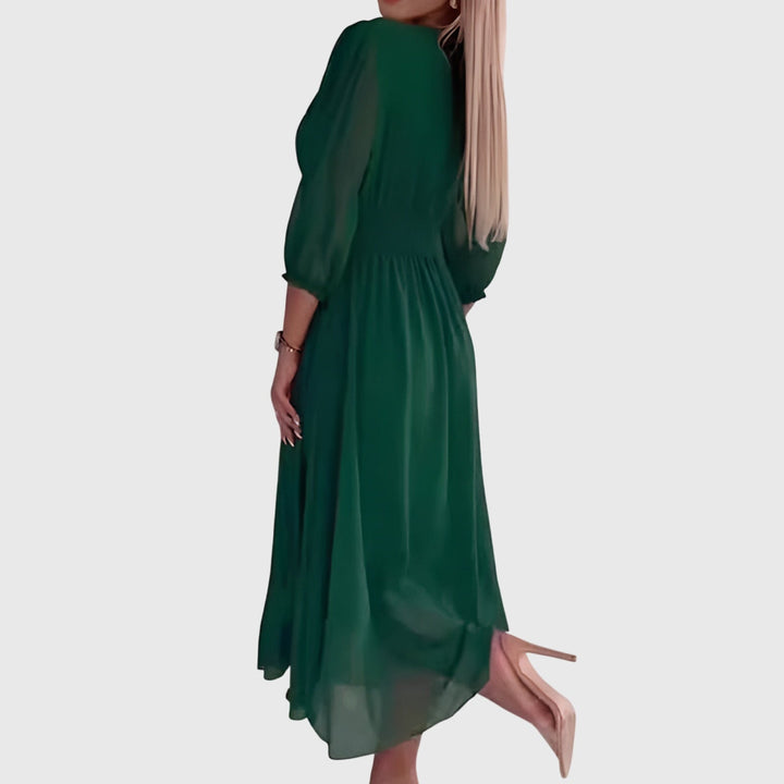 Chloe | Lekka, jedwabista sukienka z szyfonu