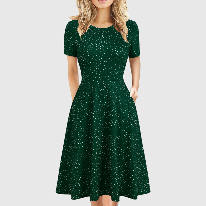 Evelyn Quinn | Retro Sukienka Letnia A-Linia