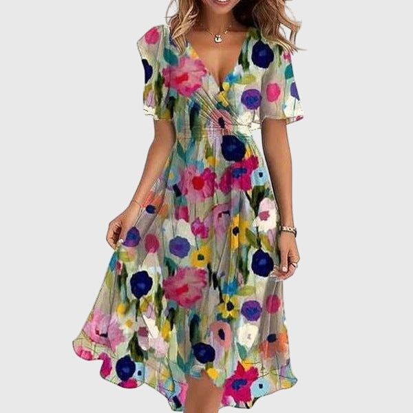 Catalina | Elegancka Midi Sukienka