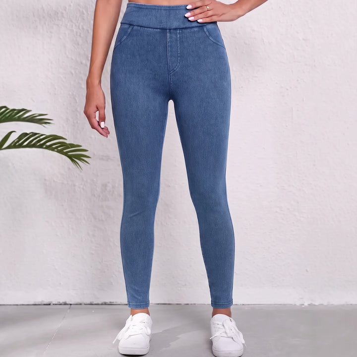 Eleanor | Damskie Jeansy Slim Fit W Wysokim Stanem