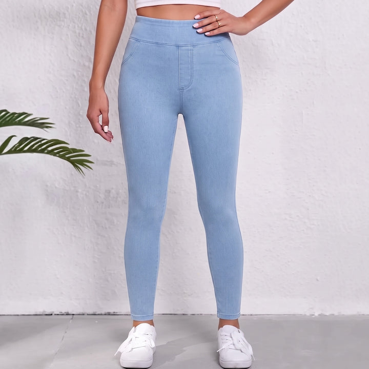 Eleanor | Damskie Jeansy Slim Fit W Wysokim Stanem