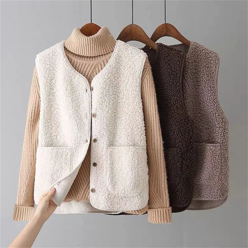 Faye | Luksusowa Kamizelka Fleece