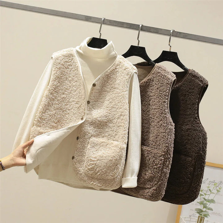 Faye | Luksusowa Kamizelka Fleece