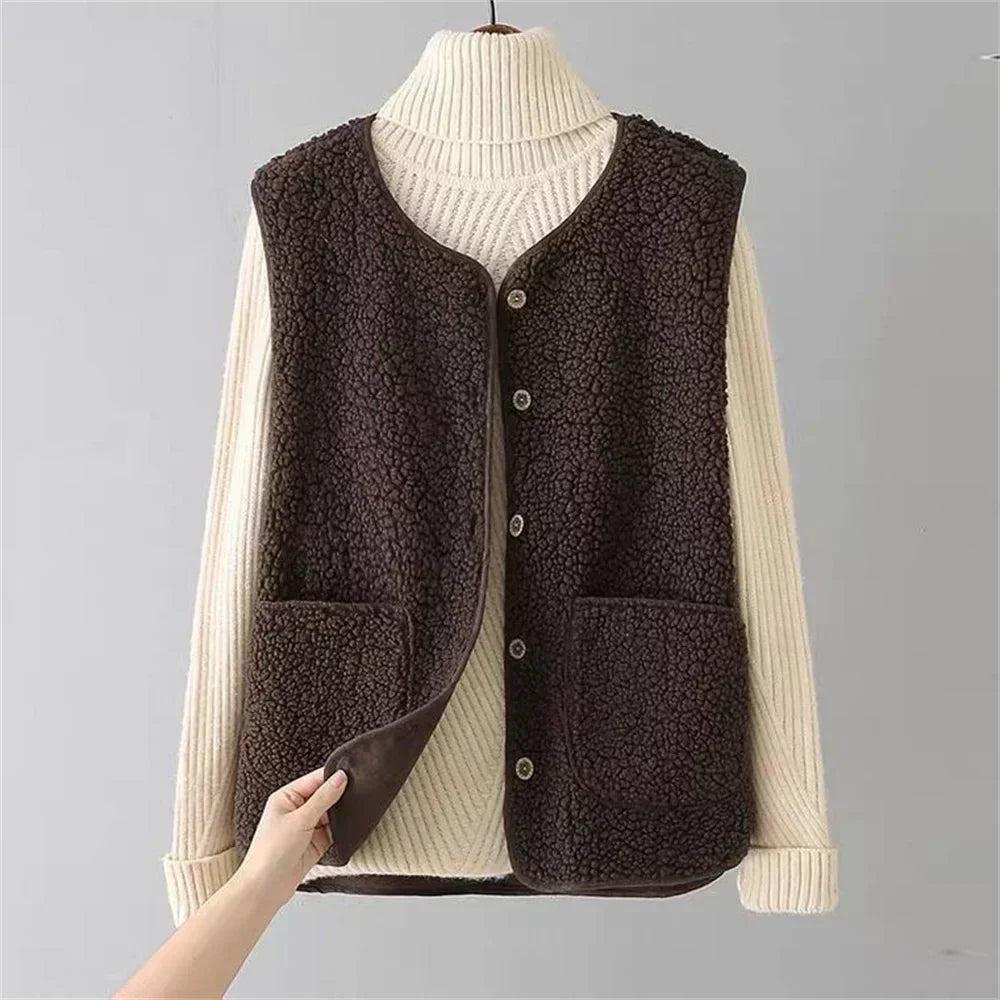 Faye | Luksusowa Kamizelka Fleece