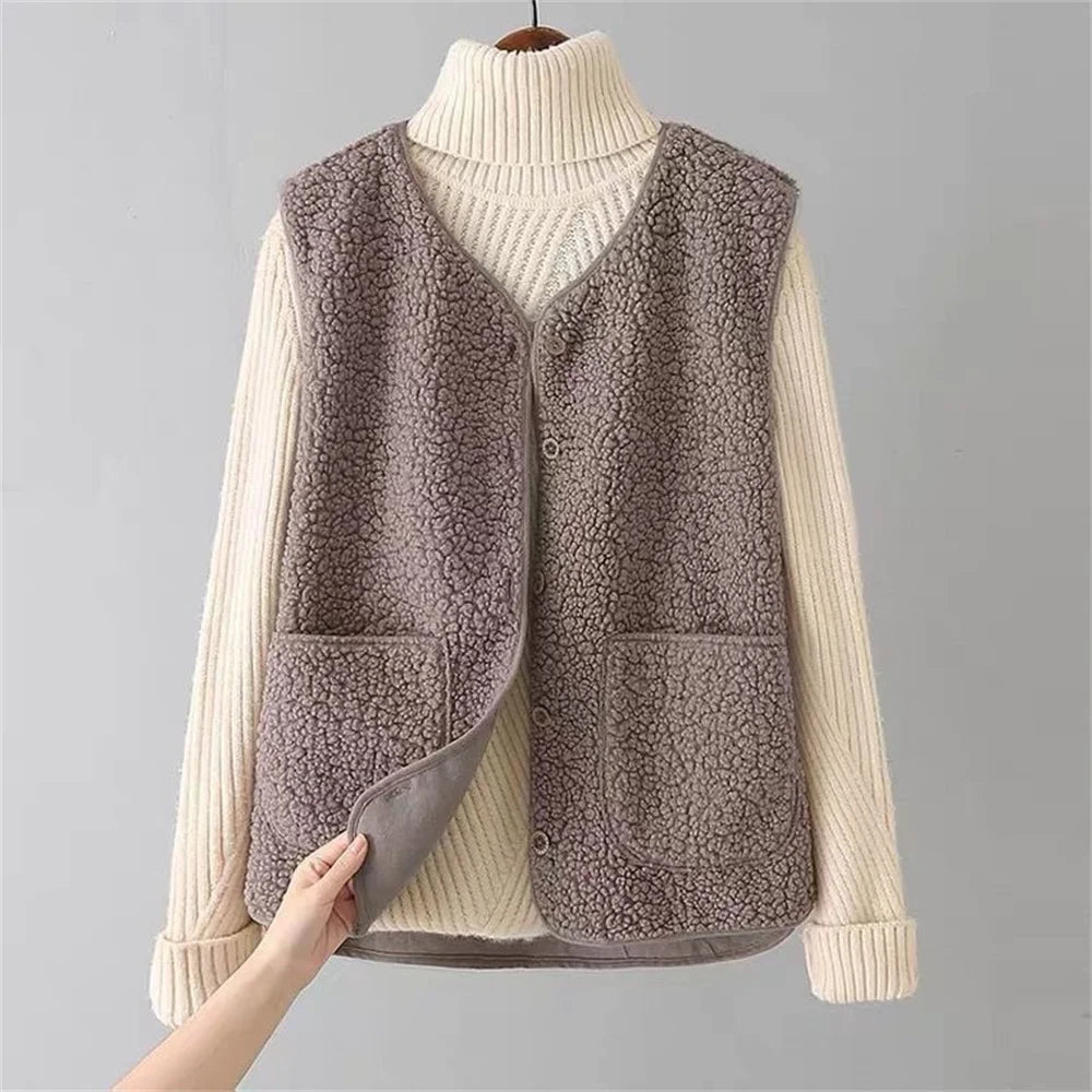 Faye | Luksusowa Kamizelka Fleece