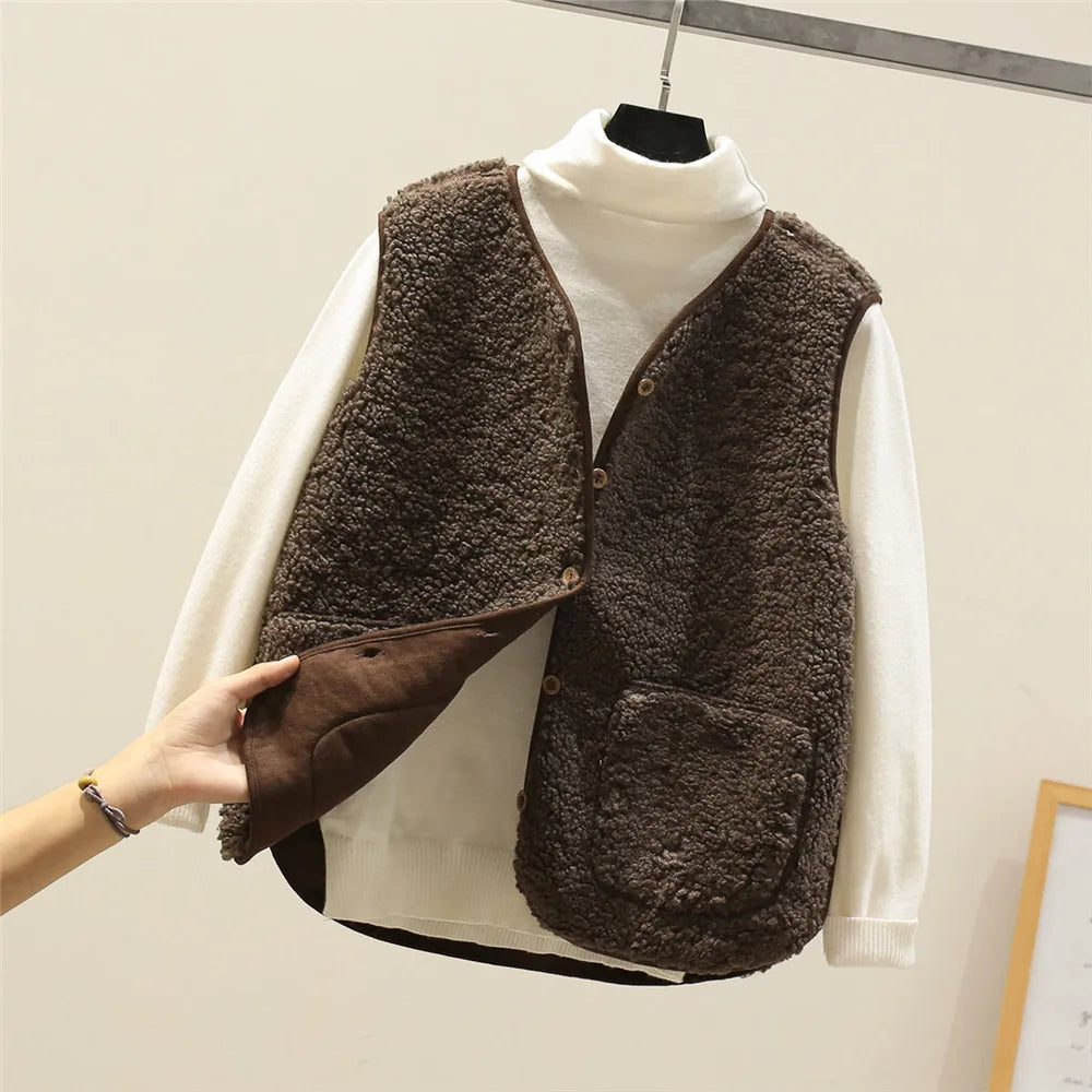 Faye | Luksusowa Kamizelka Fleece