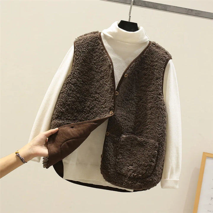 Faye | Luksusowa Kamizelka Fleece