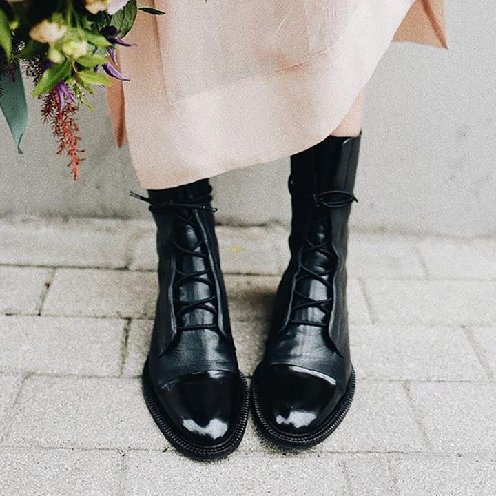 Lisa | Stylowe, Wygodne Skórzane Botki